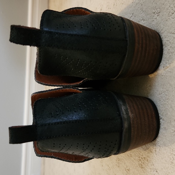 LUCKY BRAND Black Ankle Boots, Sz 7.5 - Picture 6 of 7